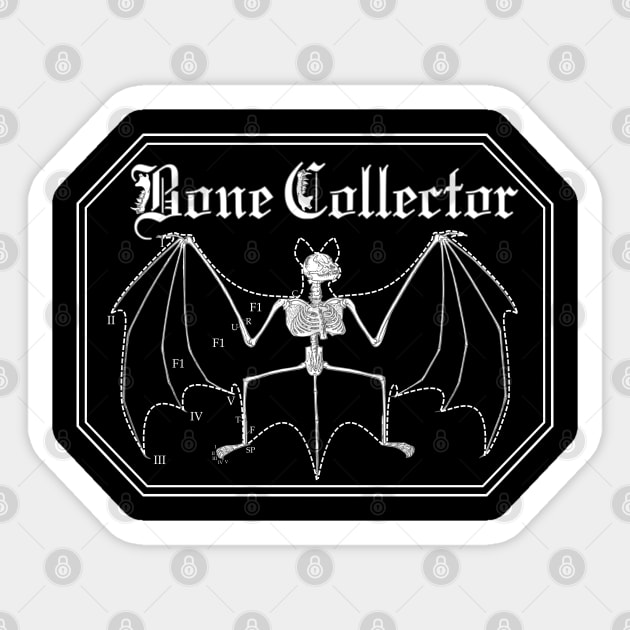 Bone Collector Sticker by RavenWake